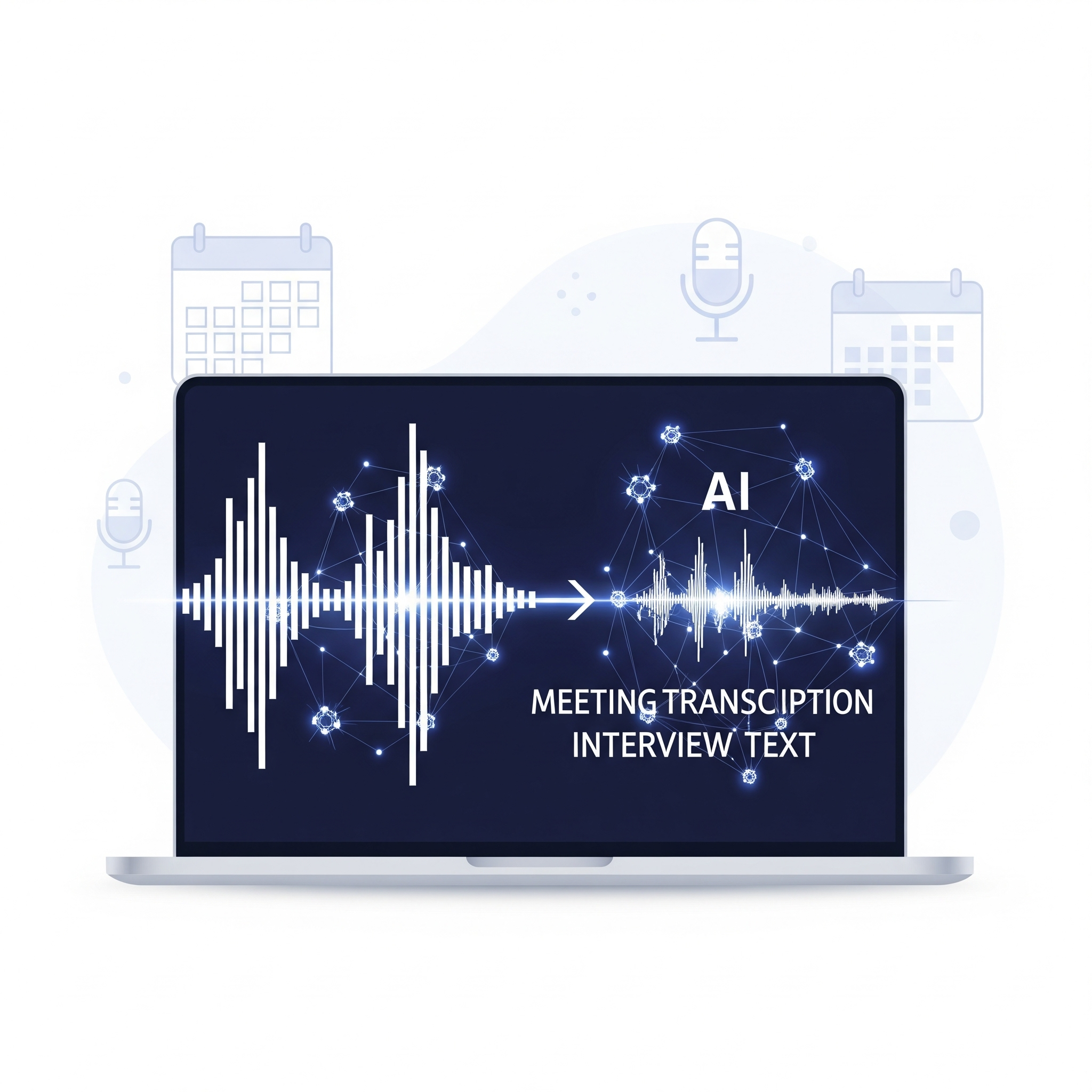 The best AI transcription software in action, converting audio from meetings and interviews into accurate, editable text to enhance productivity.