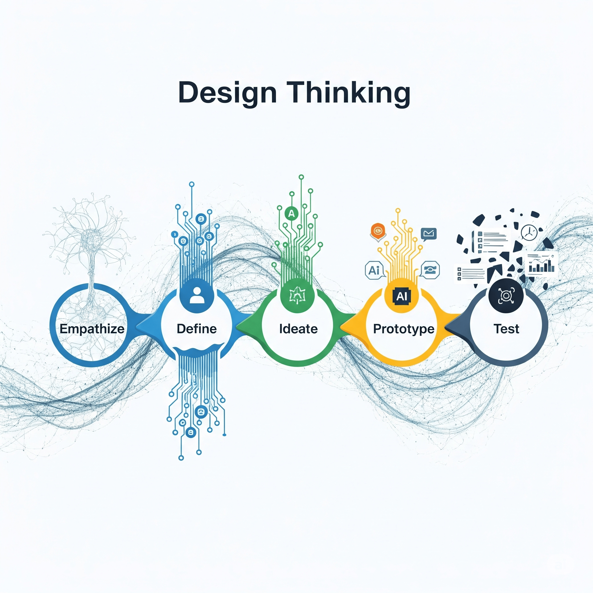 The integration of AI design thinking enhances problem-solving methodologies across various industries.