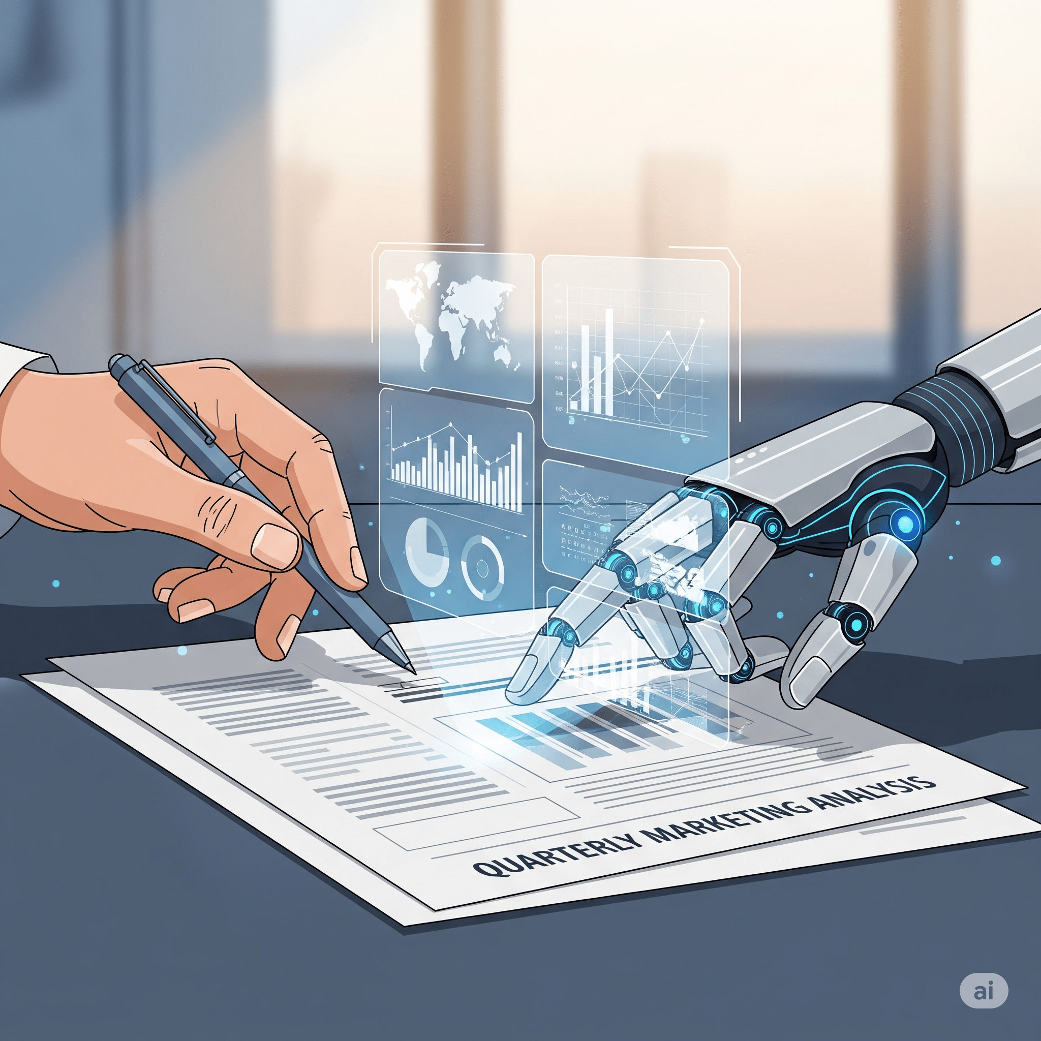 An AI marketing recap of the top AI trends in 2025.