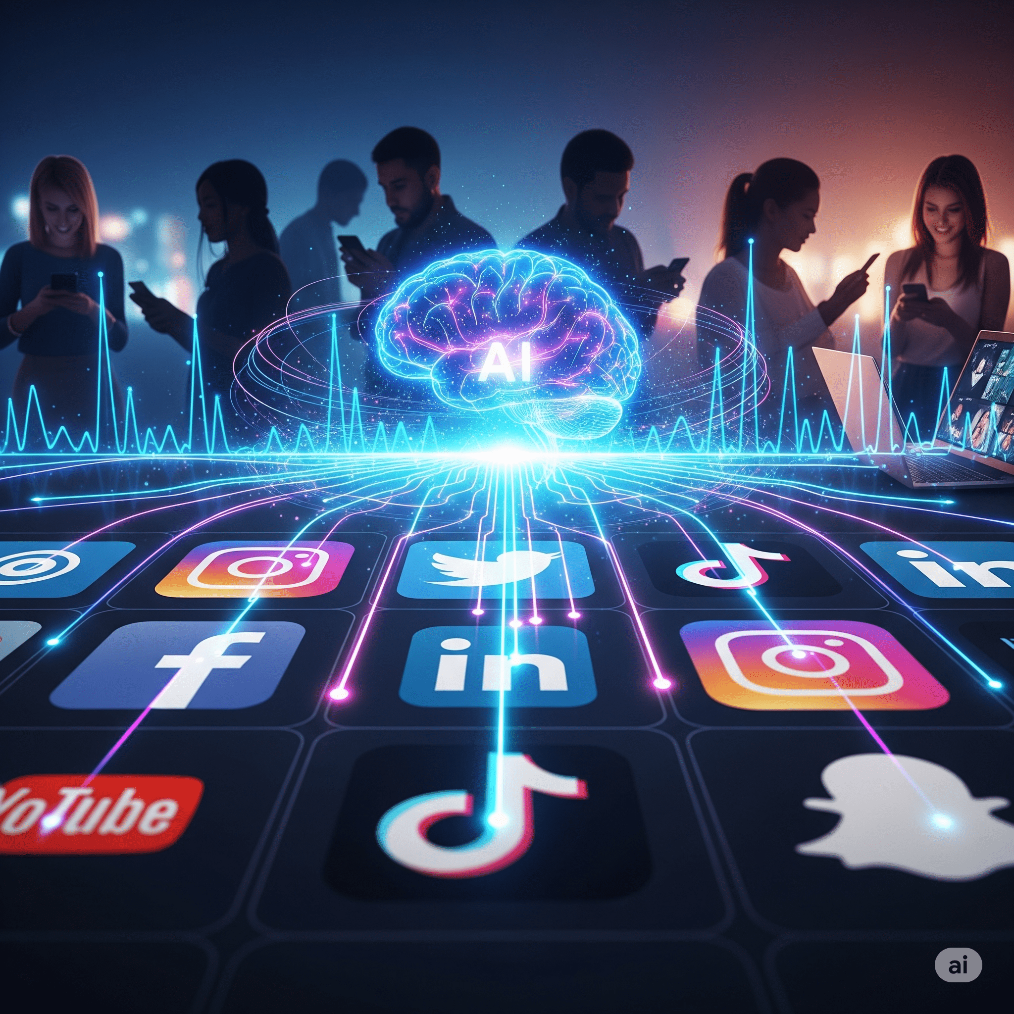 How AI in social media is transforming marketing strategies and user engagement in 2025.