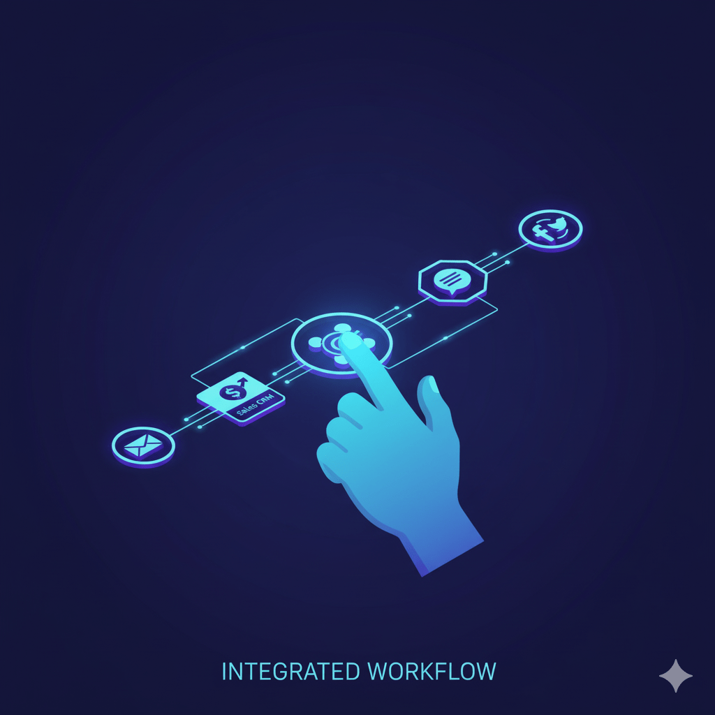 A creator learns how to build AI workflows to simplify business tasks.