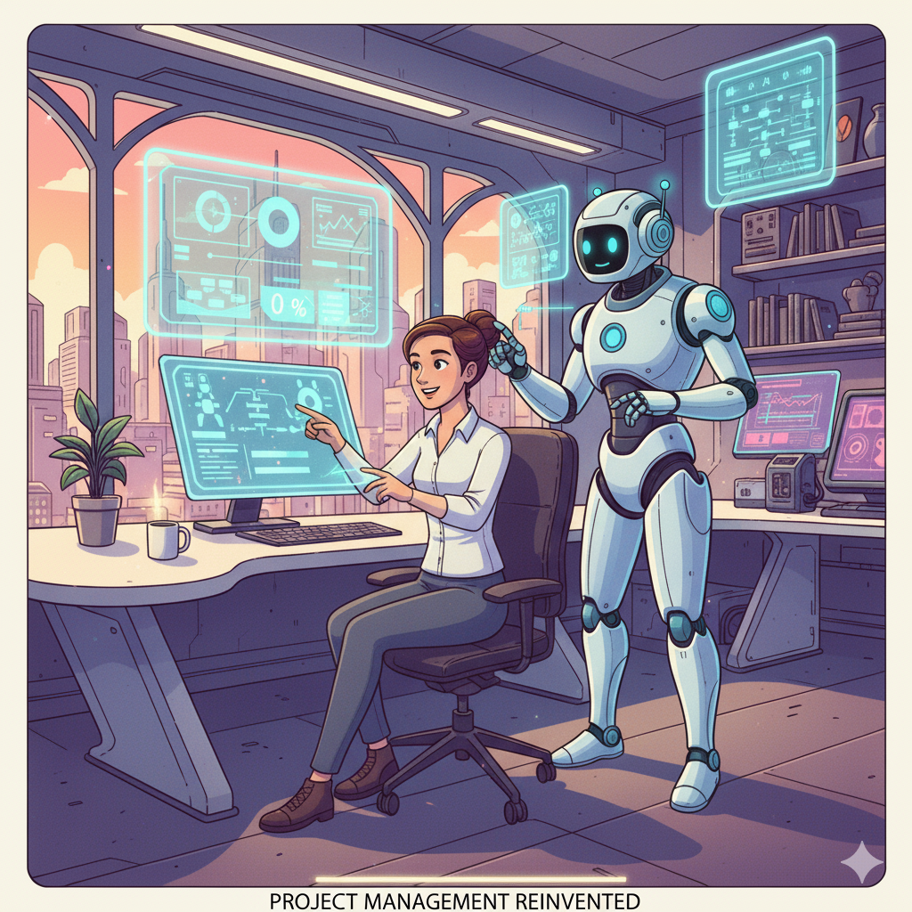 AI project management dashboard