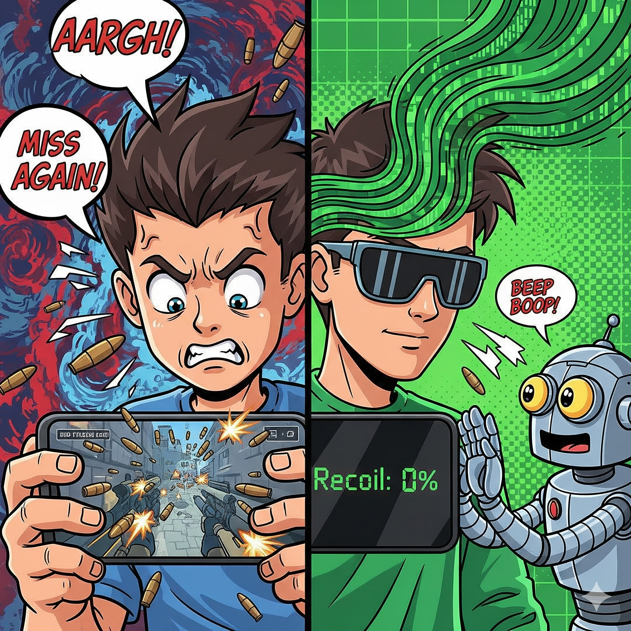 Alt Text: chatgpt ai sensitivity bgmi prompt output showing zero recoil settings and creative workflow automation.