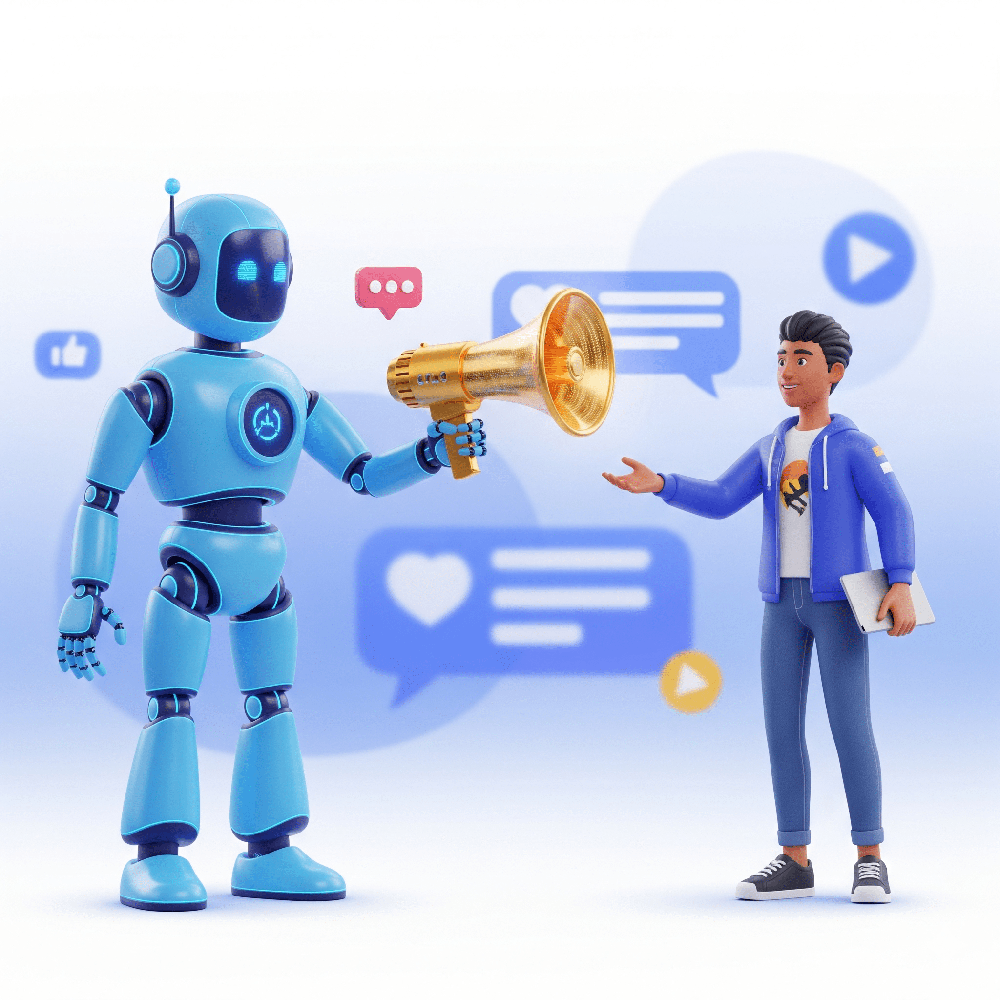 Alt Text: Veer Social SEO App for beginners interface showing engagement growth statistics and automation tools.